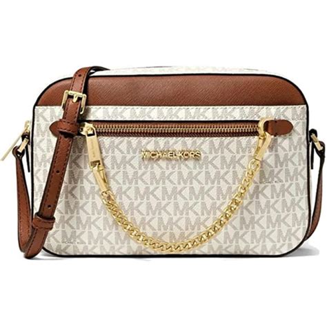 michael kors jet set beige silber|michael kors jet set.